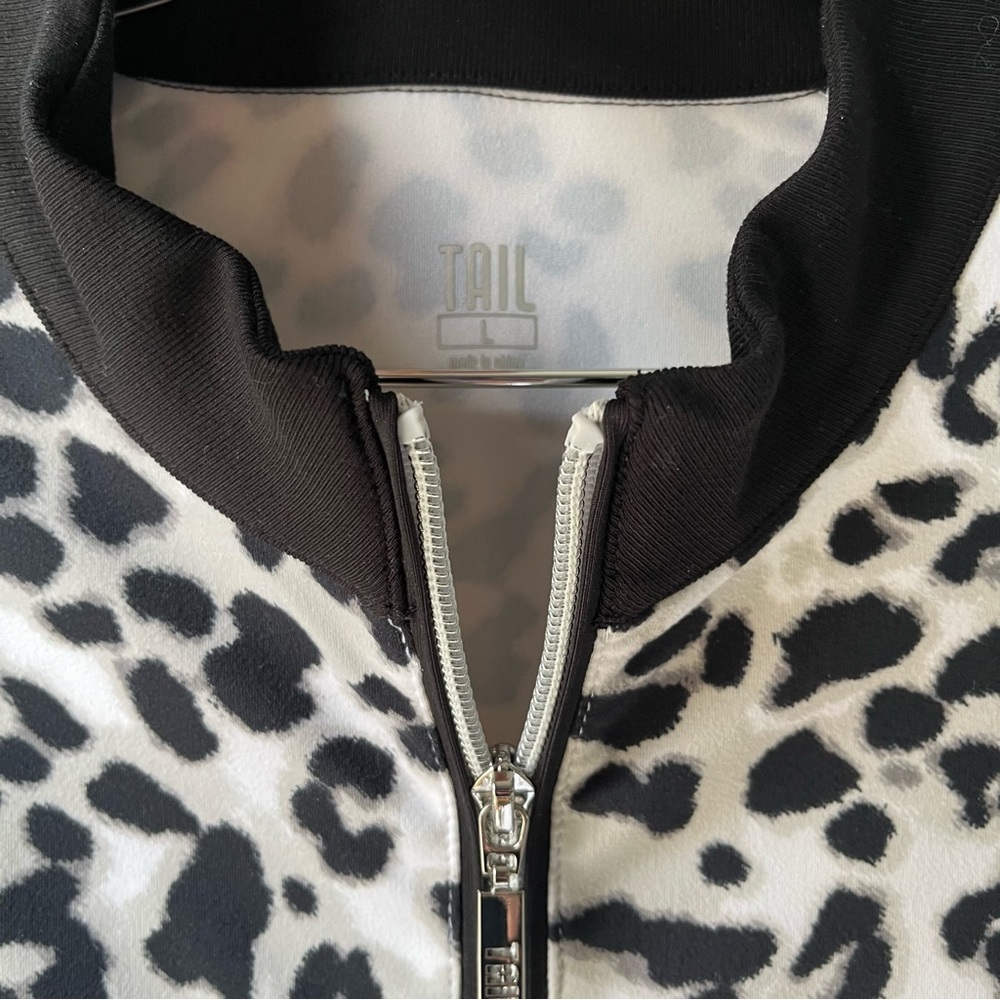 Tail Leopard Cheetah Print Women's Jacket - Picture 2 of 7